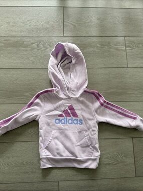 adidas Toddler Hooded Sweatshirt with Logo